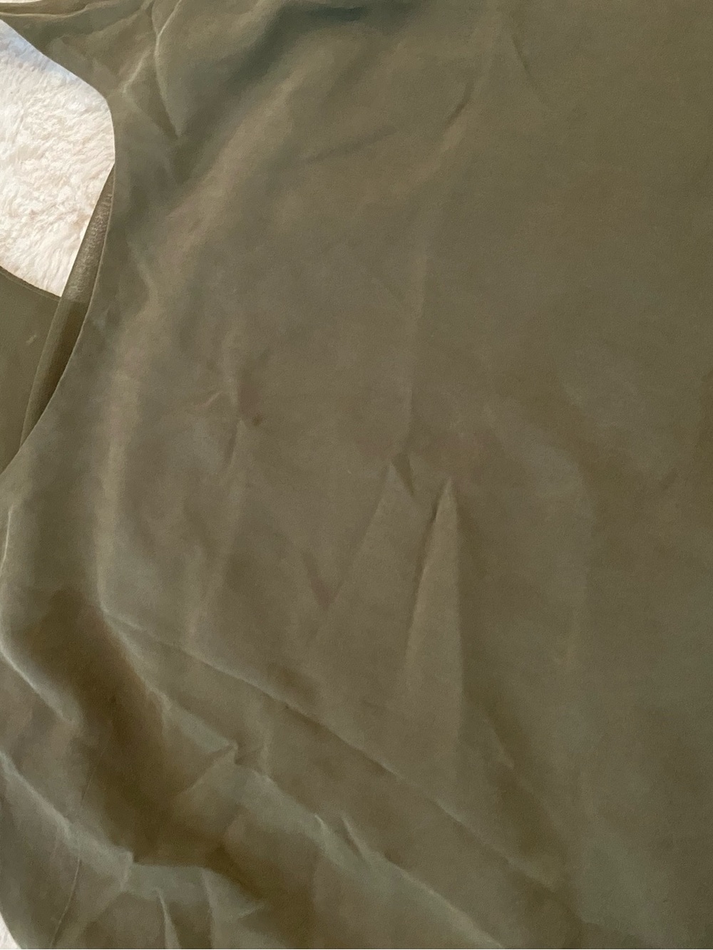 Express Olive Racerback Tank Top - Picture 2 of 4